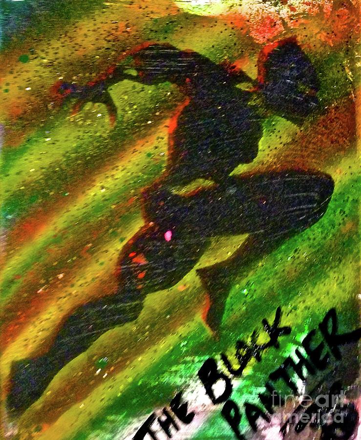 STR8 OUTTA WAKANDA  garvey style Painting by Tony B Conscious