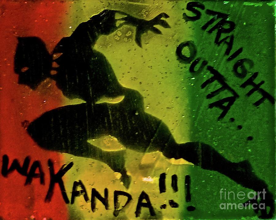 Str8 Outta Wakanda Rasta Painting