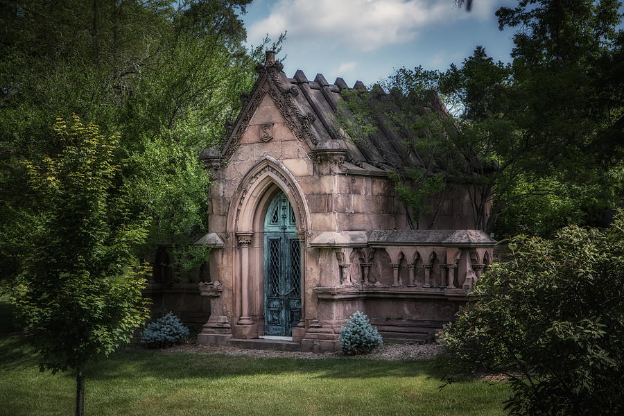 Architecture Photograph - Strader Mausoleum by Tom Mc Nemar