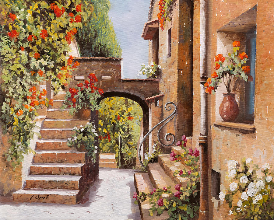 stradina di Cagnes Painting