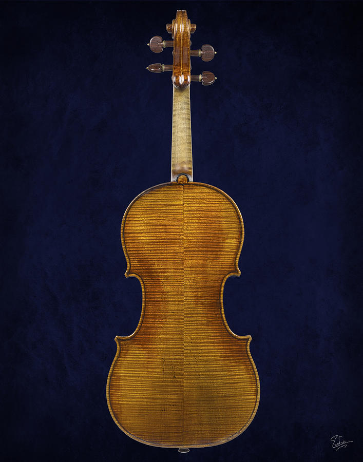 Stradivarius Violin Back Photograph by Endre Balogh