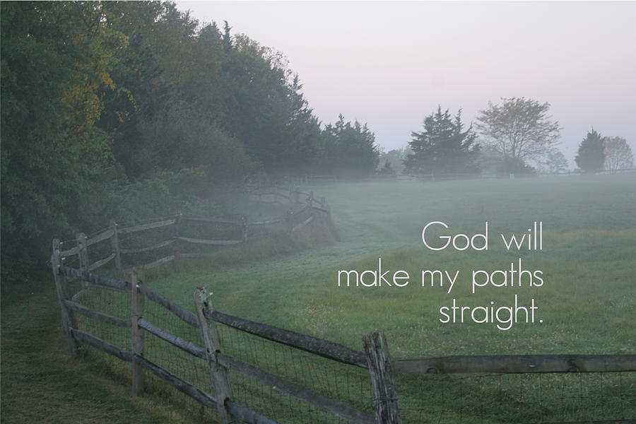 Straight Paths - Text Full Photograph by Catherine B Elias - Fine Art ...