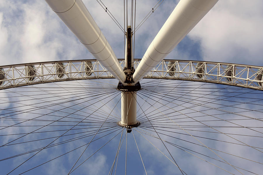 Straight Up London Eye Photograph by Hermes Fine Art