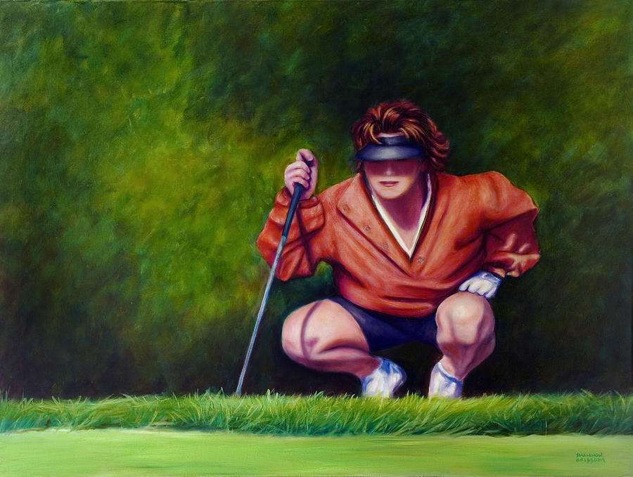Straightshot Painting by Shannon Grissom