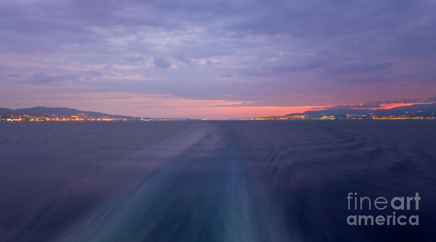 Nature Photograph - Strait of Messina at Sunrise by Matt Tilghman