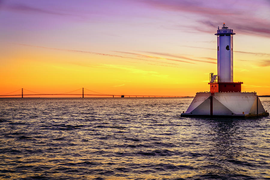 Straits of Mackinac Photograph by Alexey Stiop