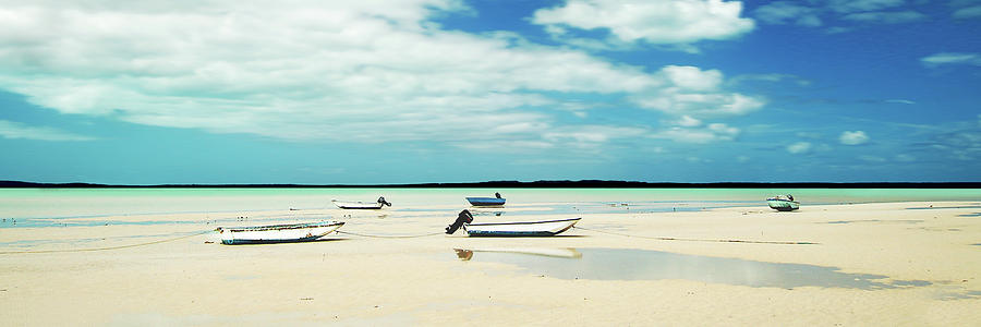 Stranded Bahamian Skiffs Photograph