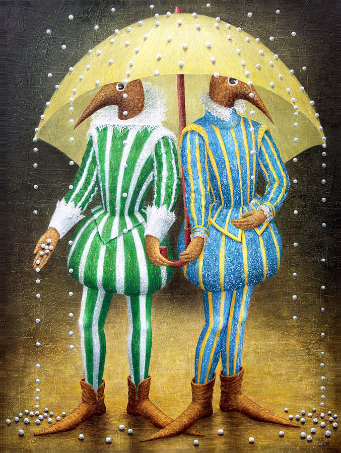 Strange Rain Painting by Lolita Bronzini