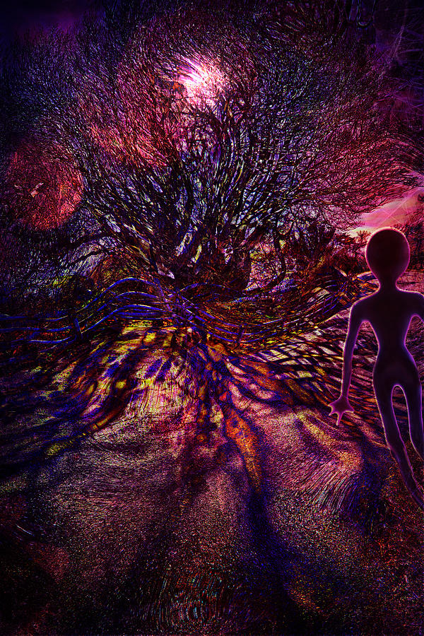 Strange Silhouettes in the Dark Digital Art by Lilia D