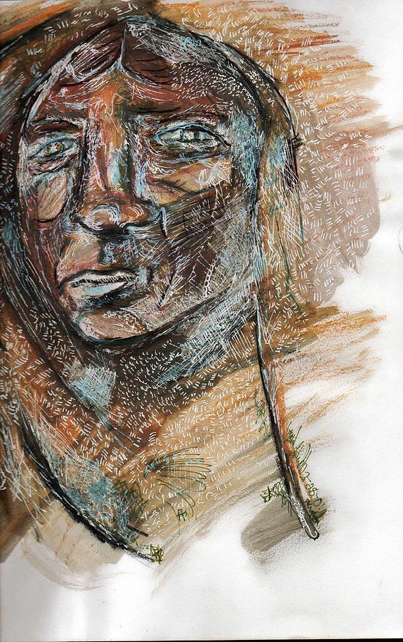 Stranger Drawing by Crystal Webb Stranger Drawing by Crystal Webb