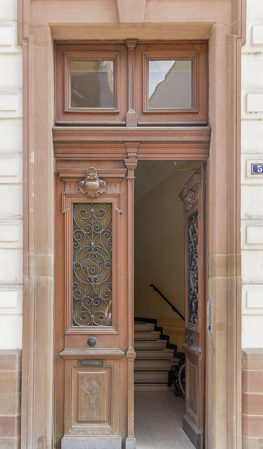 Strasbourg Door 05 Photograph by Teresa Mucha