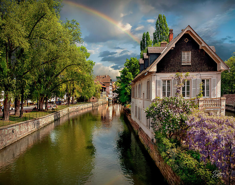 Strasbourg River 2 Photograph by Endre Balogh