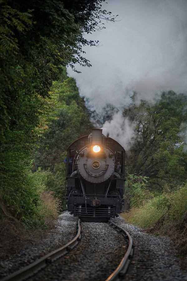Strasburg Railroad 475 at Blackhorse road Strasburg PA Photograph by Jim Pearson