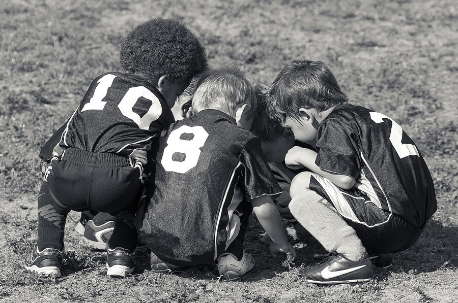 Soccer Photograph - Strategic Planning by Jim Cole