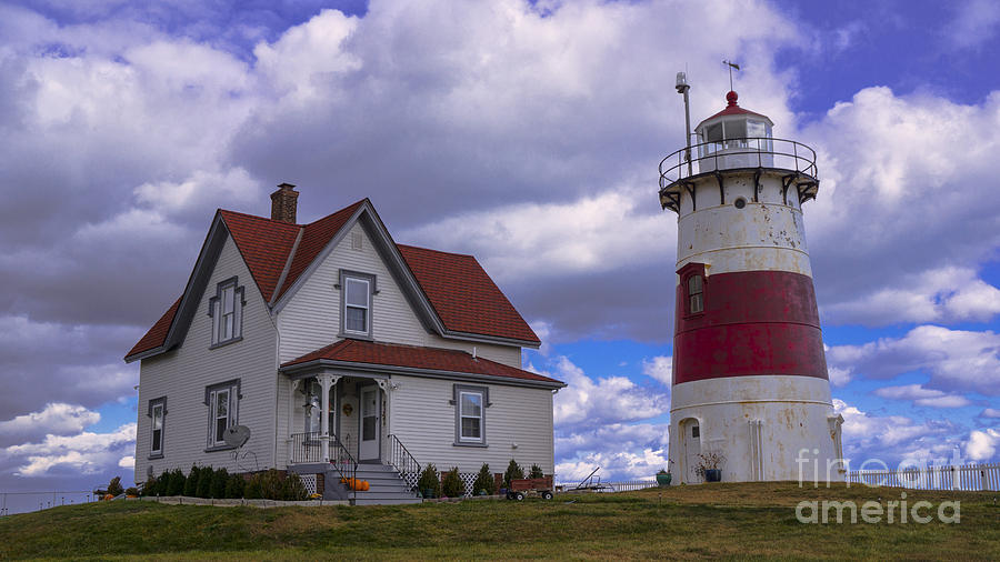 Stratford Point Light. Stratford, Connecticut. Photograph by New England Photography