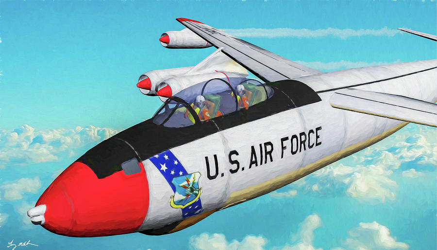 Stratojet - Oil Digital Art by Tommy Anderson