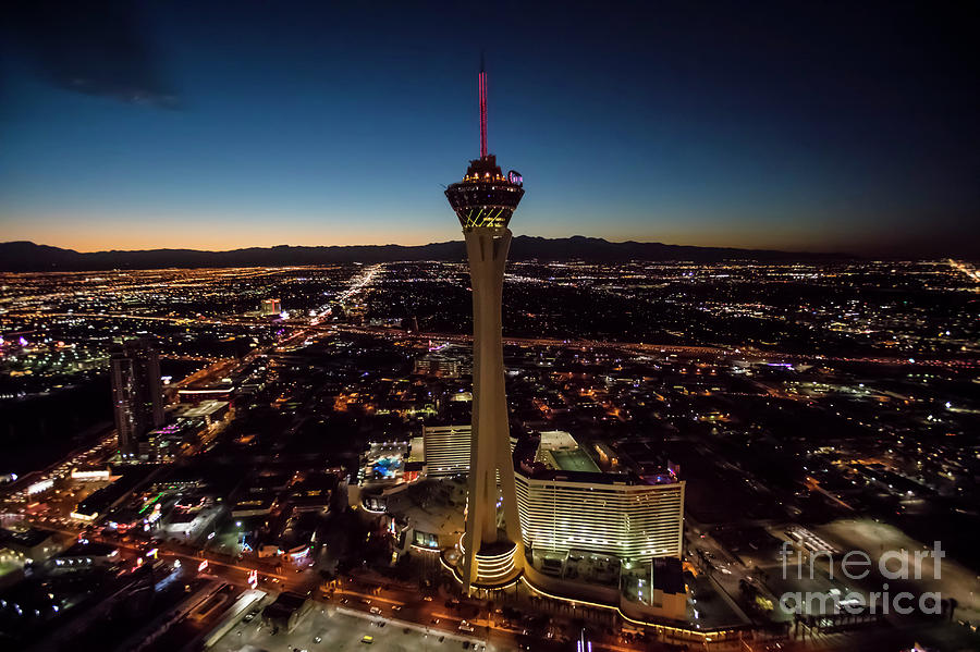 Stratosphere Casino Hotel  Photograph by Sv