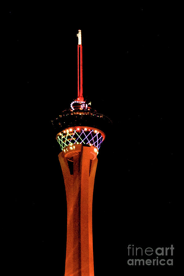 Stratosphere Las Vegas Tower Photograph by Bob Phillips
