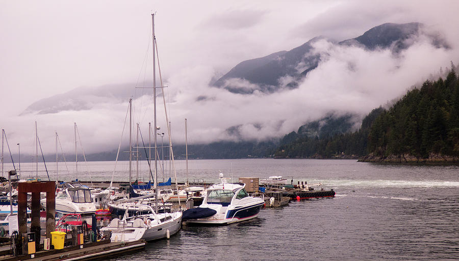 Stratus Clouds Over Horseshoe Bay Photograph by Leslie Montgomery