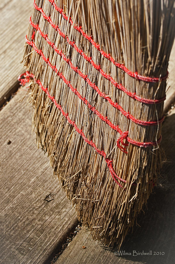 Straw Broom Photograph by Wilma  Birdwell