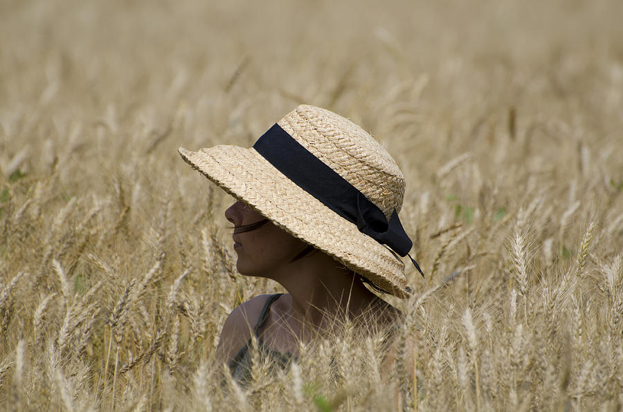 Summer Photograph - Straw hat by Mats Silvan