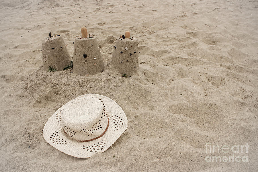 Straw Hat on the Beach Photograph by Colleen Kammerer