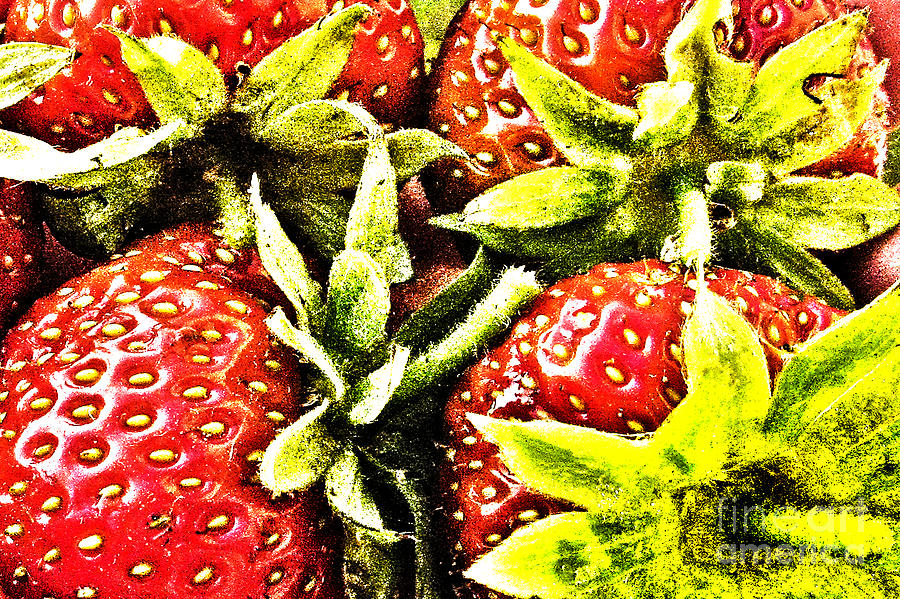Strawberries Hdr Photograph