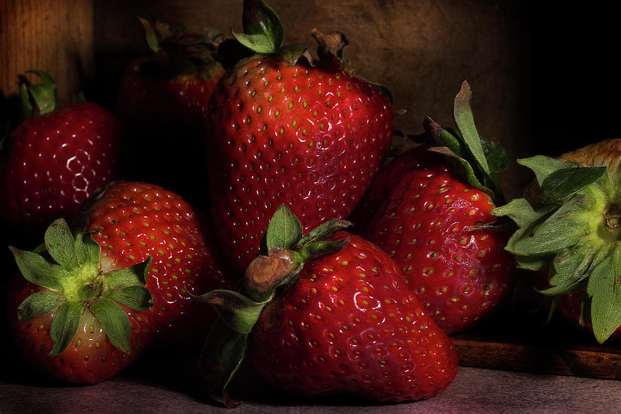 Strawberries Photograph by Mike Eingle