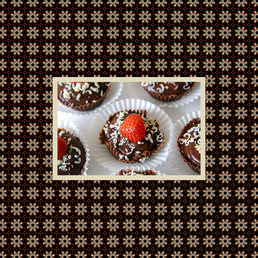 Strawberry And Dark Chocolate Mousse Dessert Photograph