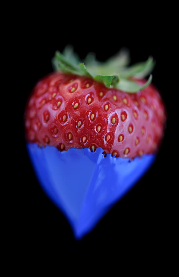 Strawberry blue Photograph by Al Hurley