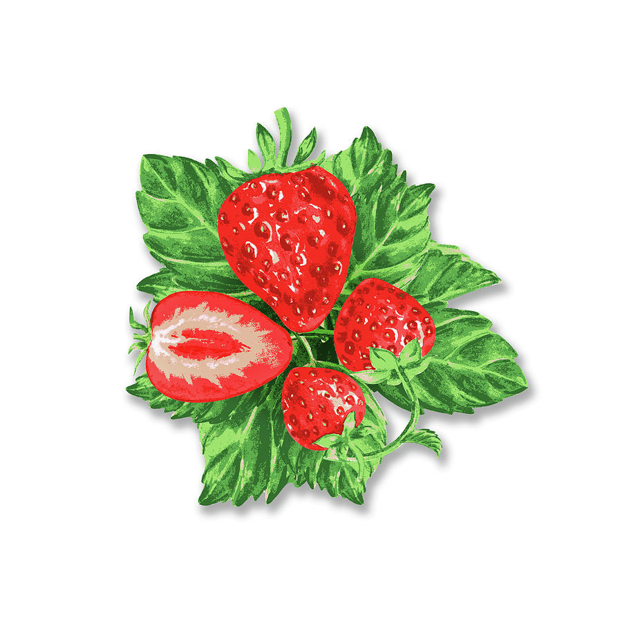 Strawberry Bunch Digital Art by Irina Sztukowski
