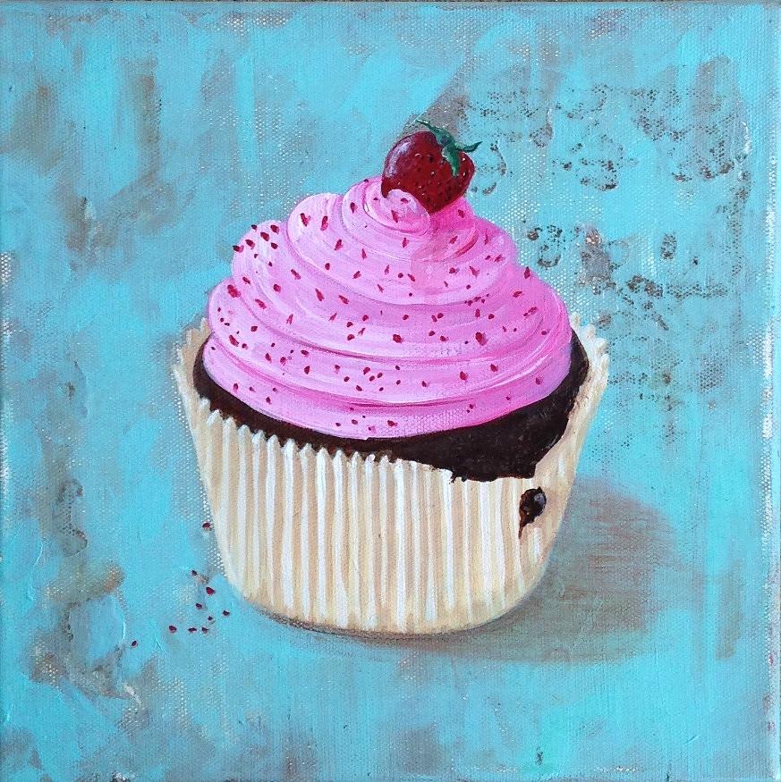 Strawberry Delight Painting by Teresa Fry