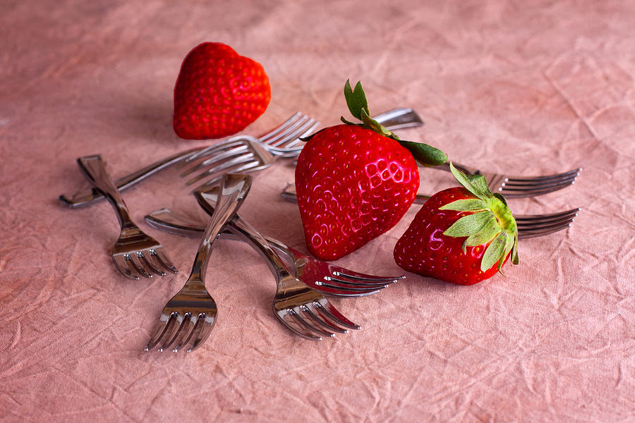 Strawberry Photograph - Strawberry Delight by Tom Mc Nemar