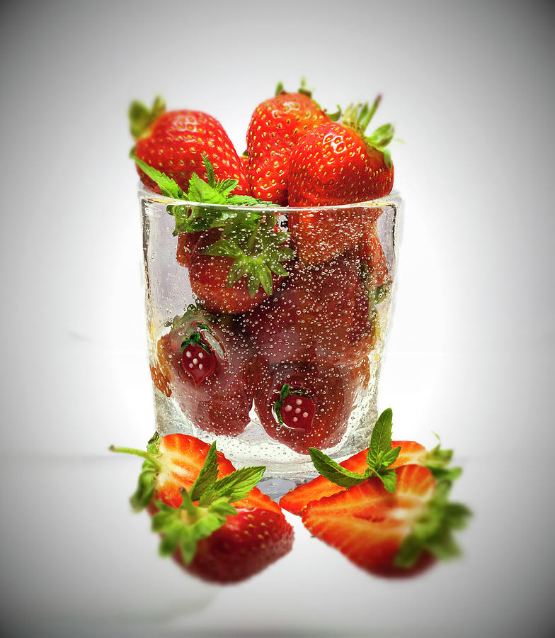 Strawberry Dessert Photograph by David French