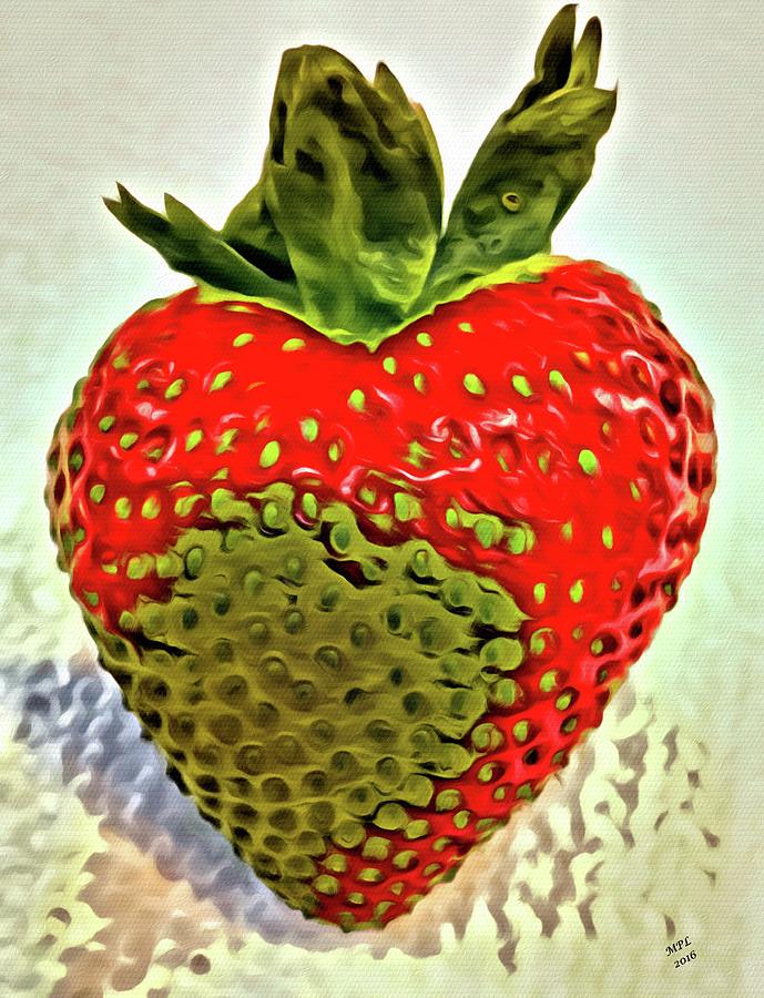 Strawberry Dreams Painting by Marian Lonzetta