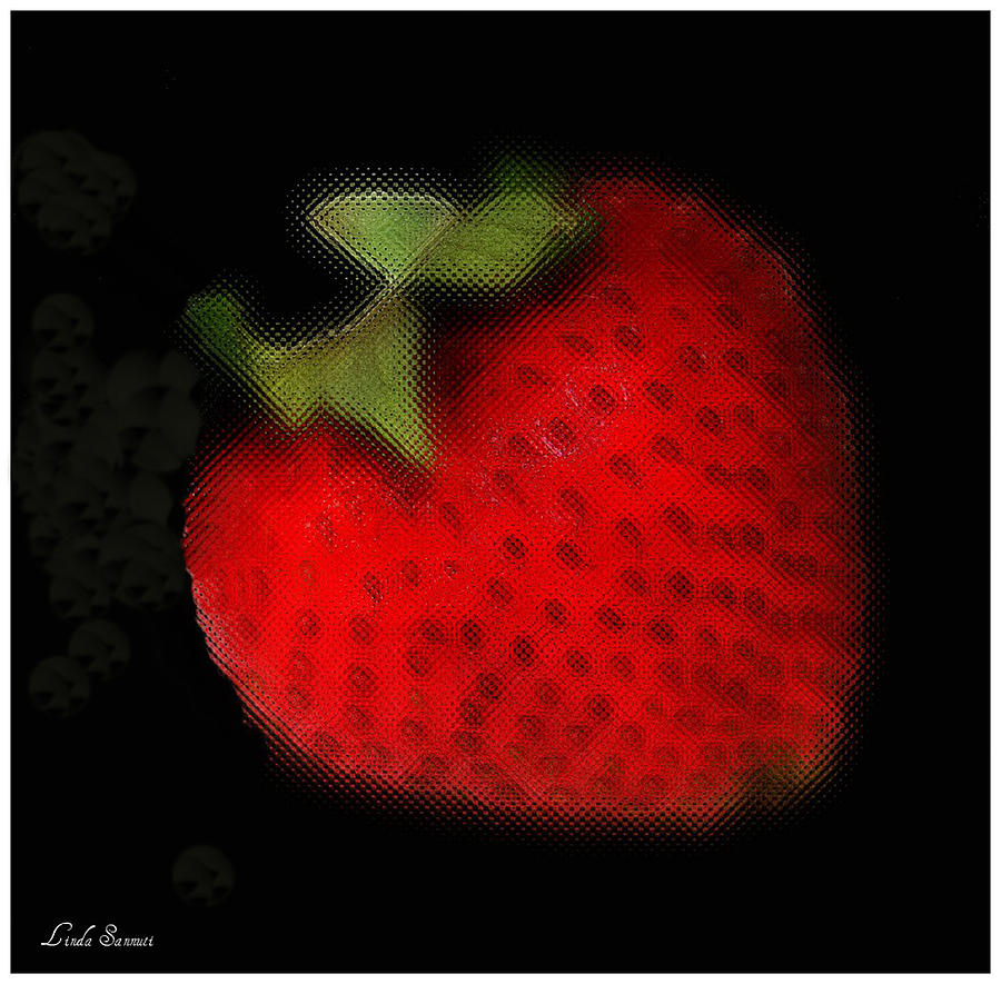 Strawberry Photograph by Linda Sannuti