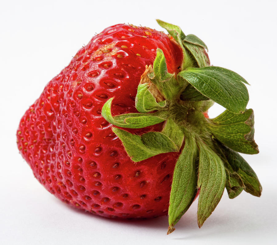 Strawberry Macro Photograph by Robert Ullmann