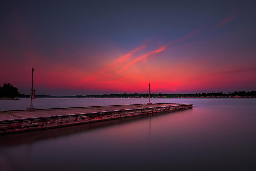 Strawberry Moon - Fair Haven, NY. Little Sodus Bay Fair Haven Beach ...