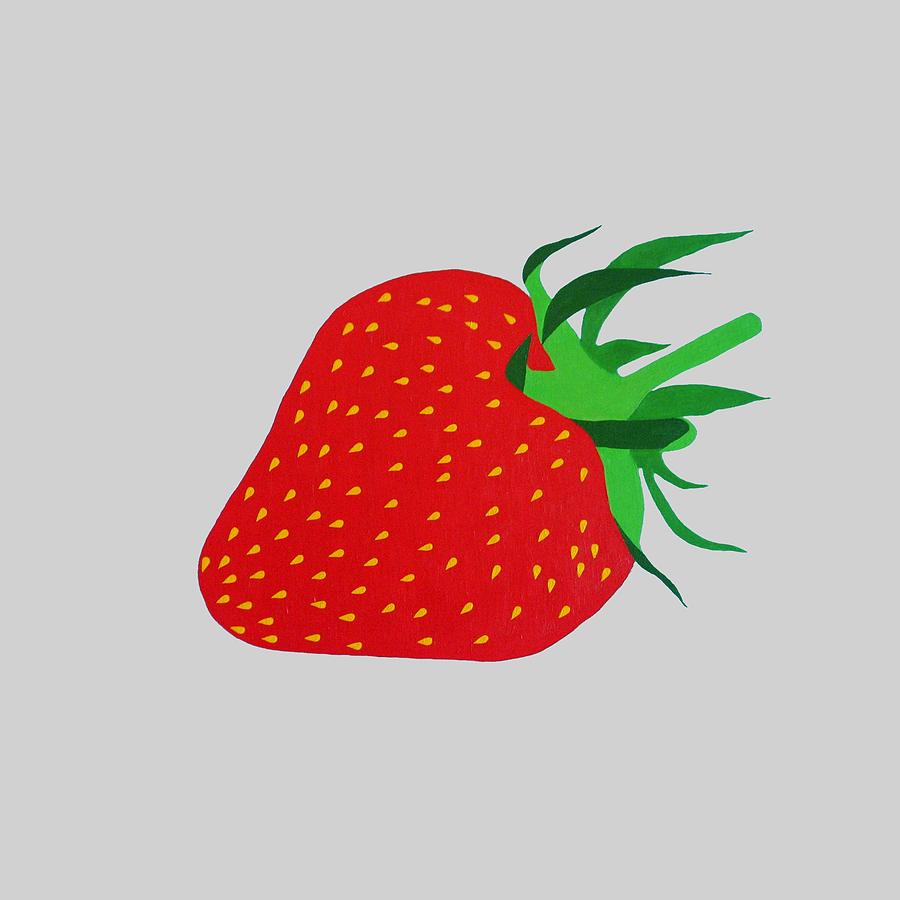 Abstract Painting - Strawberry Pop Remix by Oliver Johnston