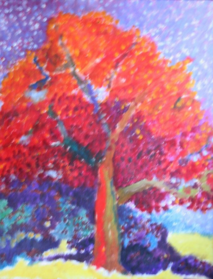 Landscape Painting - Strawberry Tree by Charles Kelly