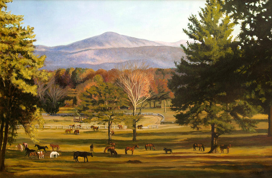 Strawderman Pastoral Painting by Suzanne Shelden Strawderman Pastoral Painting by Suzanne Shelden