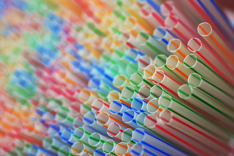 Straws Photograph by Kelly Wade