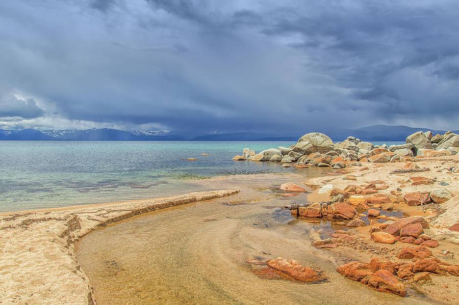 Stream Flow Into Lake Tahoe Photograph by Marc Crumpler