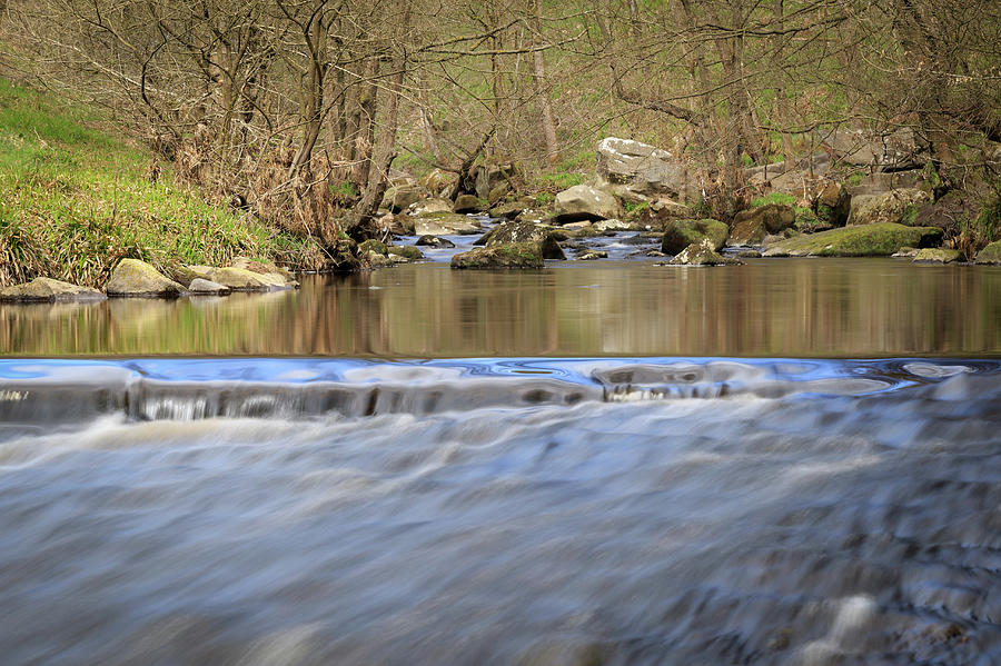 Stream motion blur  Photograph by Chris Smith