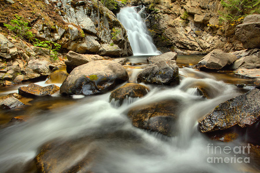 Streaming Below Falls Creek Falls Photograph by Adam Jewell