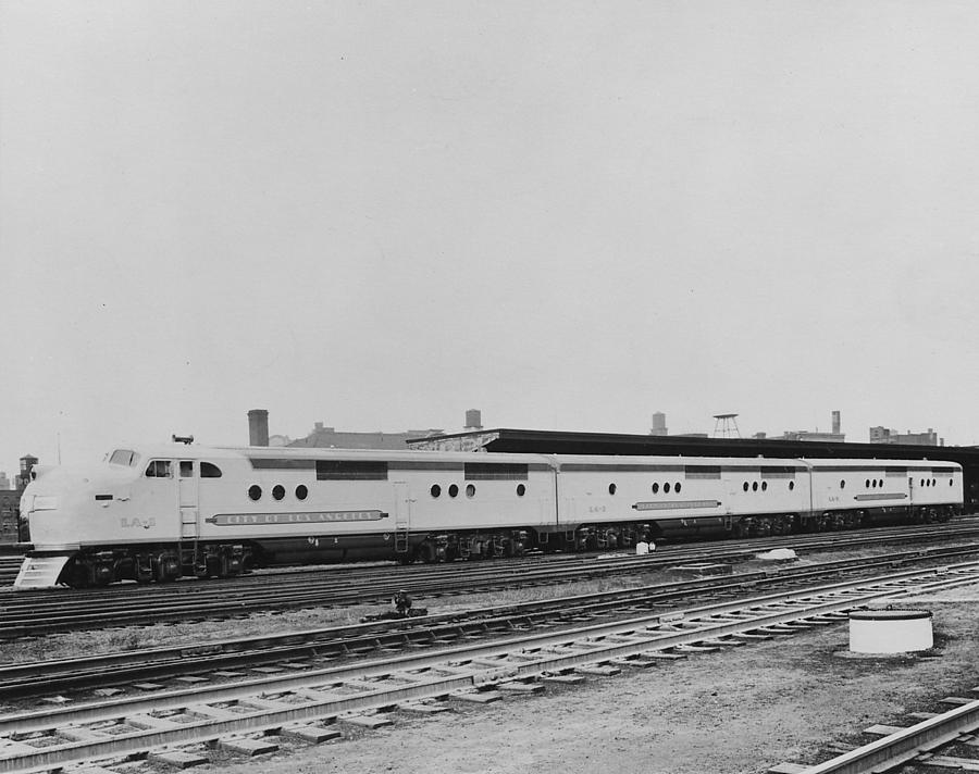 Streamlined Diesel Locomotive Photograph by Chicago and North Western Historical Society