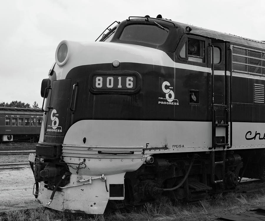 Streamliners at Spencer C O 8016 B W 1 Photograph by Joseph C Hinson