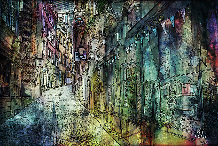 Street 2 Digital Art by Mel Beasley