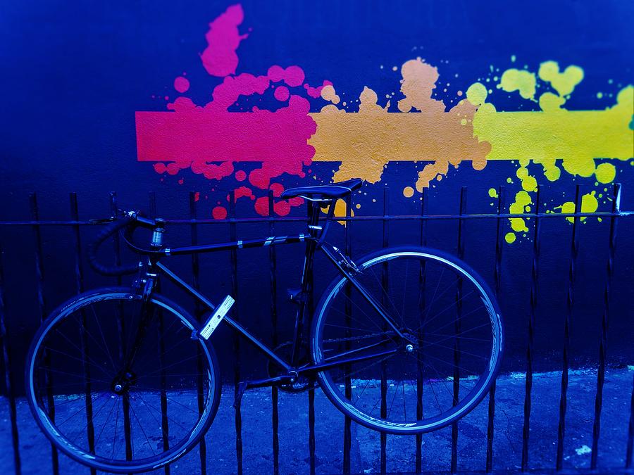 Street Art Bike in New York Photograph by Funkpix Photo Hunter