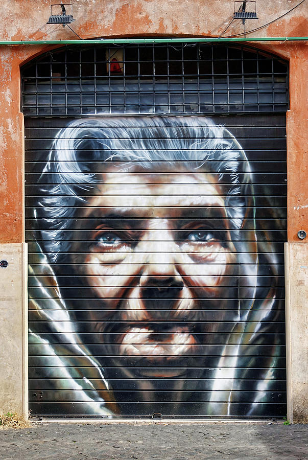 Street Art In The Trastevere Neighborhood Of Rome Italy Photograph by Rick Rosenshein